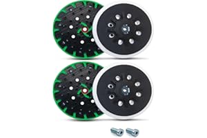 DEEKOOL 2Pack 202460 ETS 150 Hard Sanding Pad 6inch 150mm Compatible with Festool ETS 150/3 EQ,ETS 150/5 EQ, ETS EC 150/3 EQ, ETS EC 150/5 EQ Sander