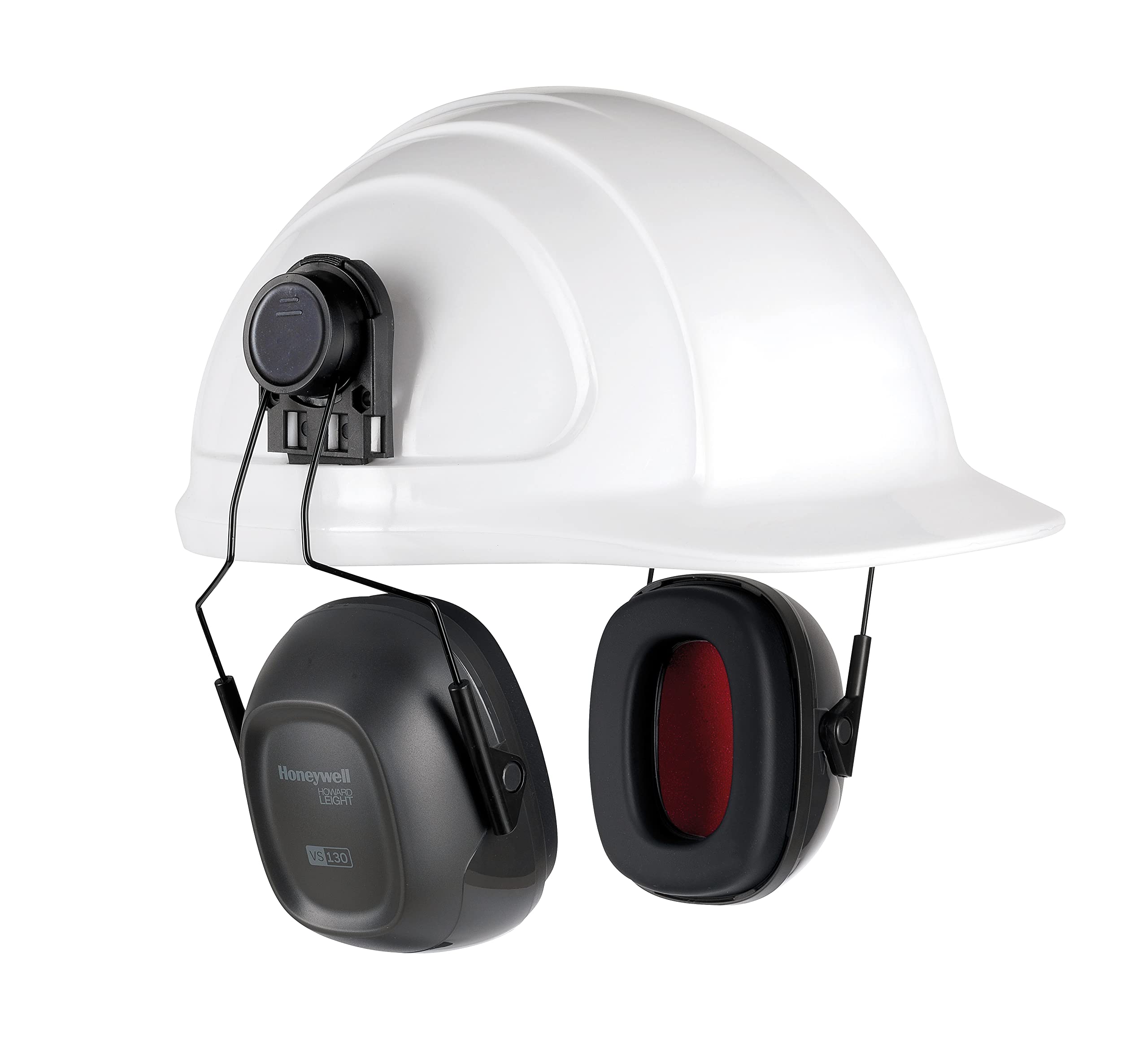 Howard Leight VeriShield VS130H Passive Earmuff, Helmet Version, Wide Cup Opening, Memory Foam Ear Cushions, High Level Protection, SNR 33 dB, 1035125-VS (1 Piece)