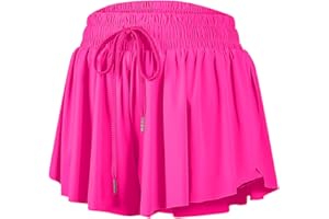 Blaosn Flowy Athletic Shorts for Women Gym Yoga Workout Running Short Pants Tennis Skort Skirt Cute Clothes Casual Summer