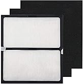PUREBURG IAF-H-100D Replacement Filter Compatible with Idylis AC-2123 AC-2118 IAP-10-280 Air Purifiers,H13 HEPA + 2 x Activated Carbon Pre-Filters Air Clean Dust VOCs