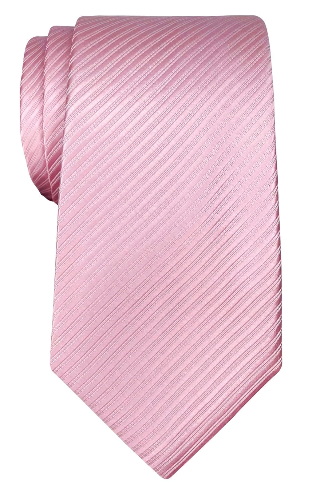 Retreez Men's Tie with Stripe Textured - Pink