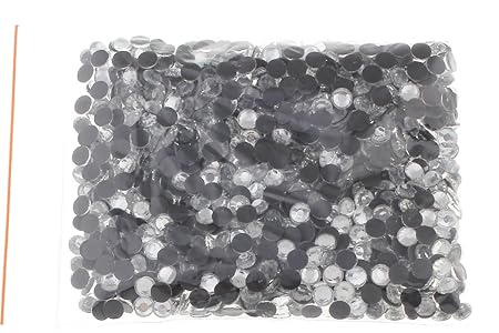 Perlin Hotfix Strasssteine, AAA Qualität, zum Aufbügeln 2mm 3mm 4mm 5mm 6mm Glitzersteine Rhinestone Glass Strass Auswahl (4m