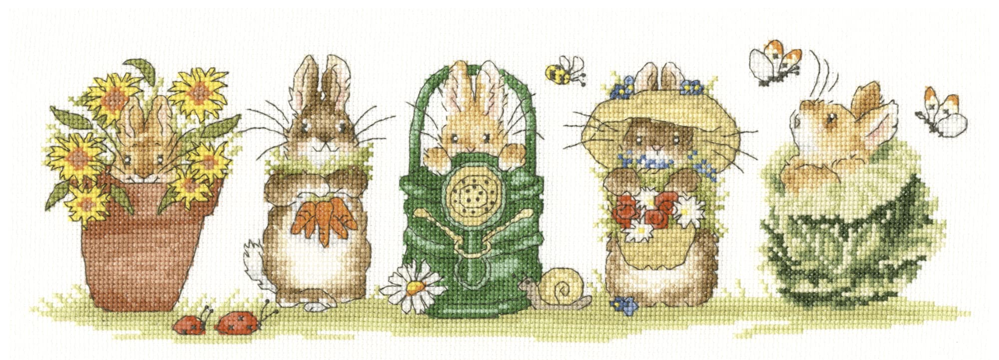 Bothy Threads Cross Stitch Kit - Garden Helpers