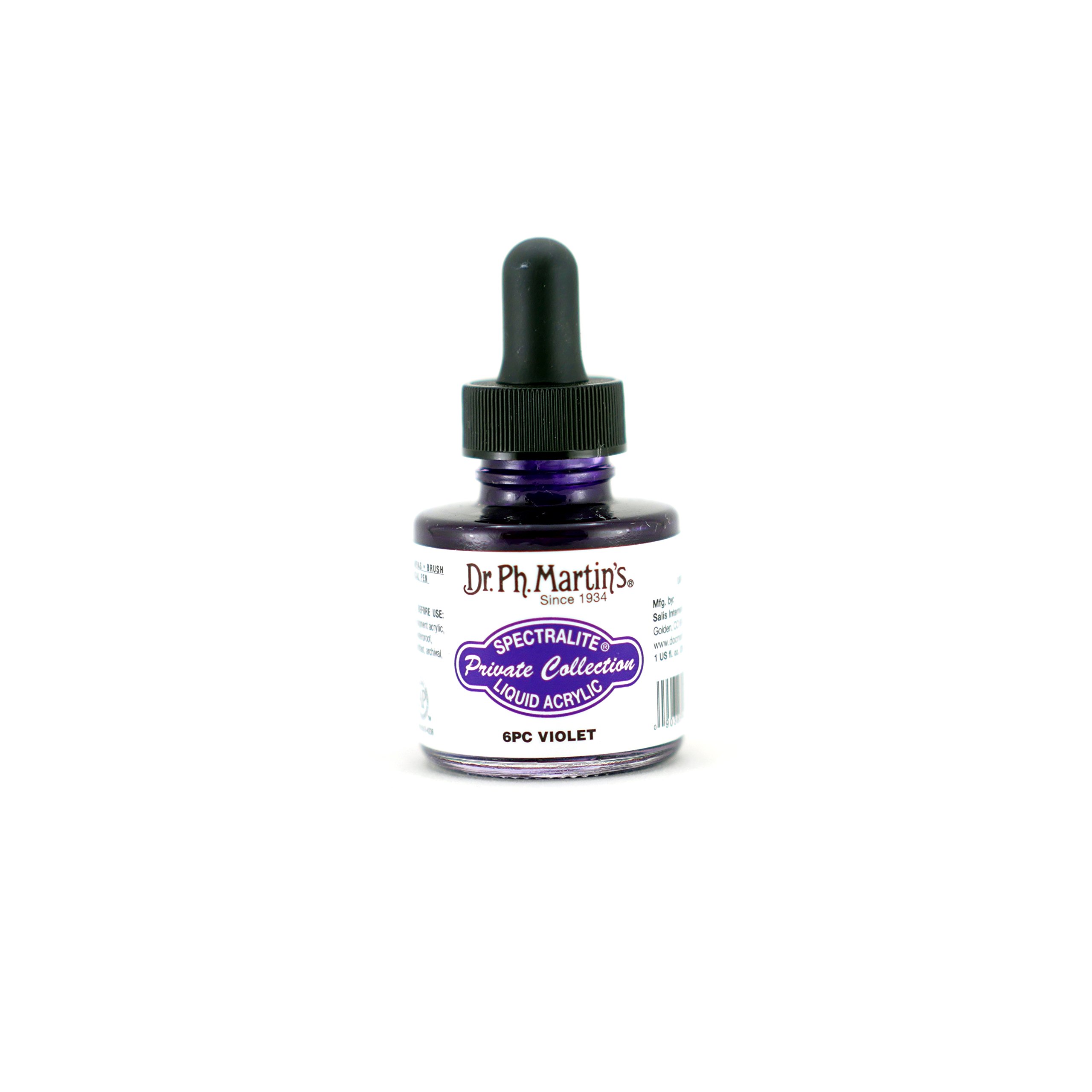 Dr. Ph. Martin's Liquid Ink, Violet, 1oz