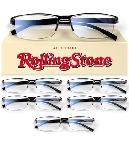 Blue Light Blocking Progressive Bifocal Glasses For Women Men, Foldable - View #9