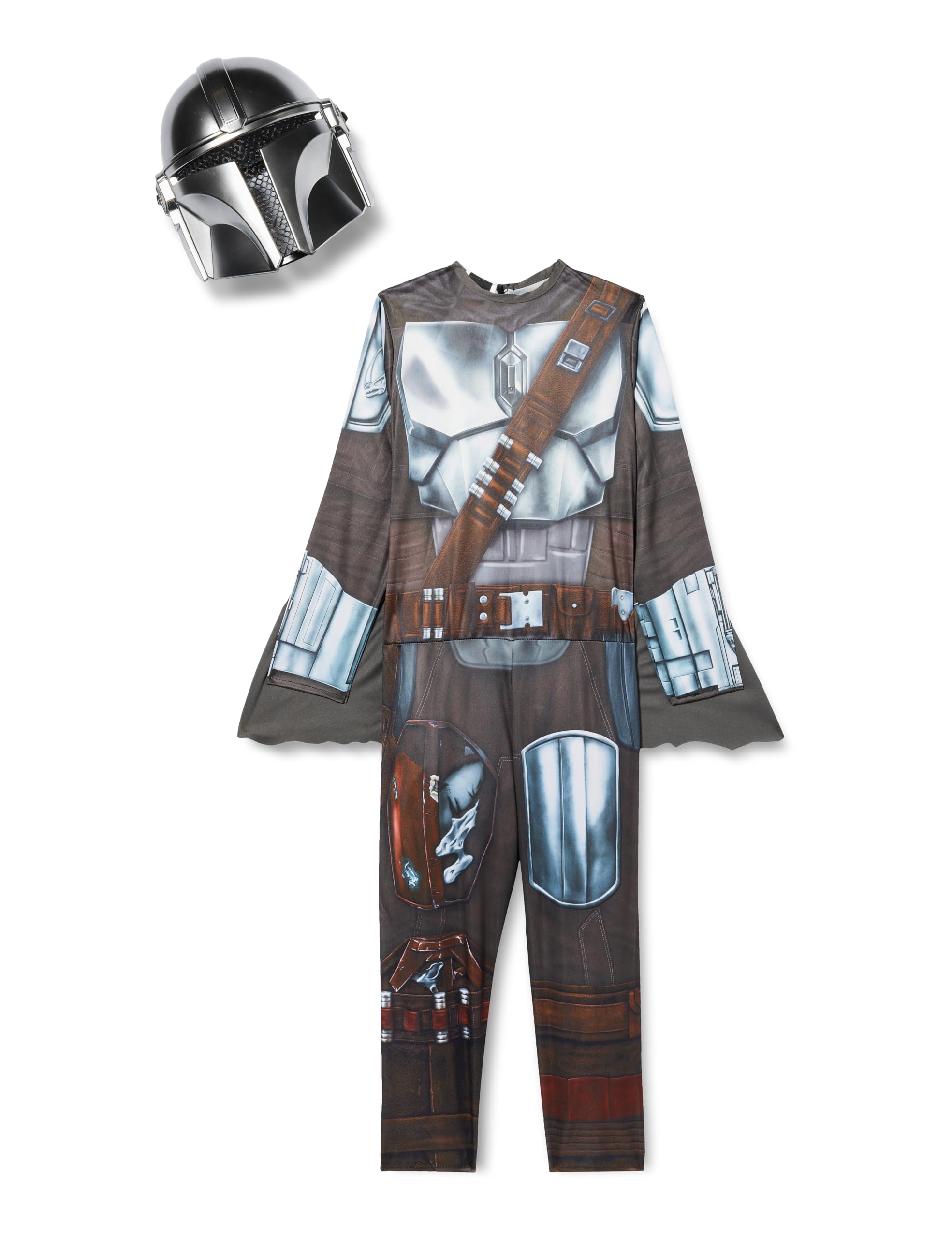 Rubie's Classic Mandalorian children's costume, Grey and Brown, S