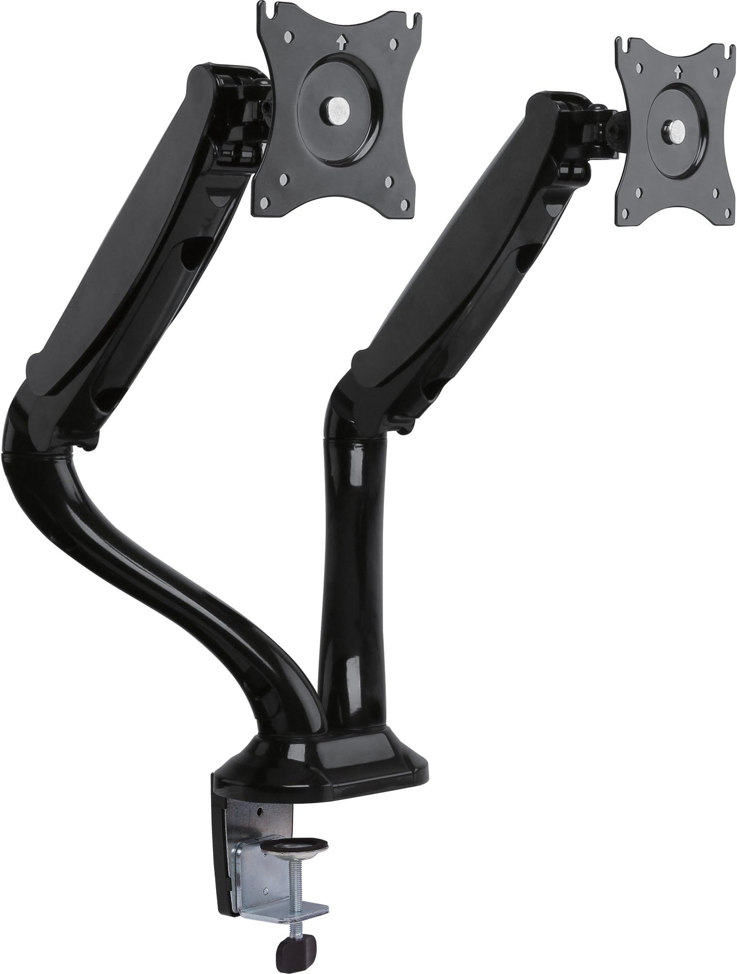 Mitaki by Maxam Counterbalanced Dual Desk Monitor Mount