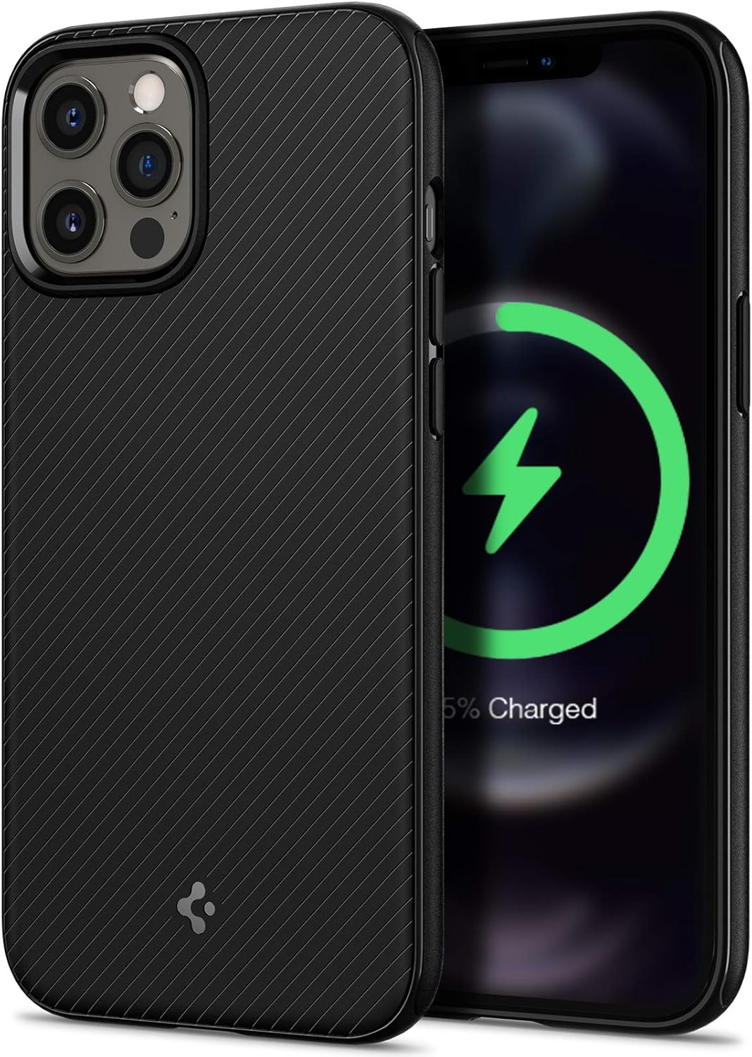 Amazon Spigen MagSafe ケース iPhone12Pro Max ケース 6.7インチ マグネット搭載 TPU マグ