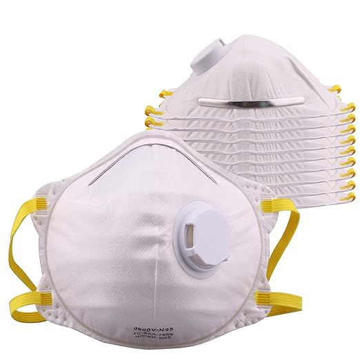 GOVALVE Disposable Dust Face Mask N95 Particulate Respirator with