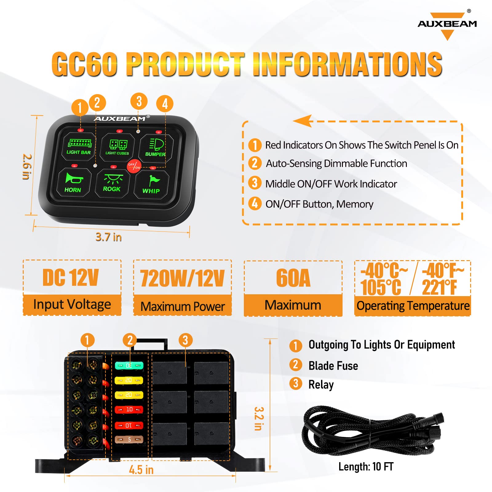 Mua 6 Gang LED Touch Switch Panel - Universal Circuit Control System ...