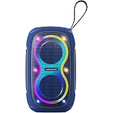RadioShack Bluetooth Speaker 30W FM TWS AUX USB IPX5 Blue Gray