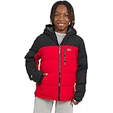 Eddie Bauer Boys' Classic Heavyweight Faux Fur Lined Hooded Insulated Down Jacket