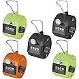 Bluecell Assorted Color Handheld Tally Counter 4 Digit Display for Lap/Sport/Coach/School/Event (Pack of 5)