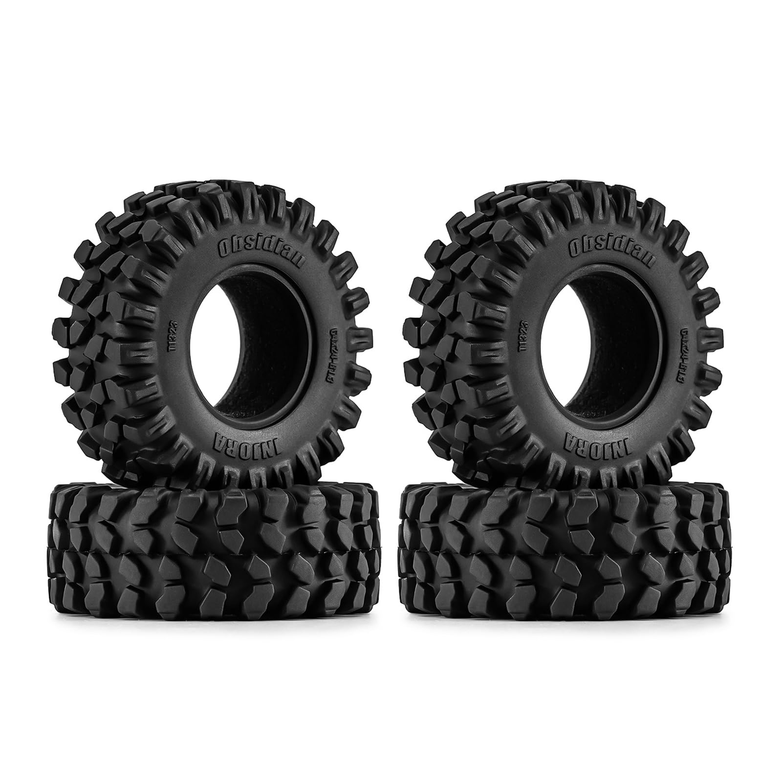 INJORA Obsidian S5 1.3" Rock Crawling Tires for