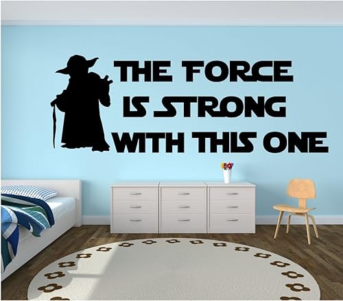 Amazon Com Yoda Quote Wall Decal Kids Room Decor The Force