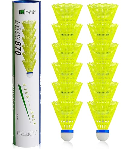Wilitto Lot De 3/6 Balles De Badminton Lumineuses En Nylon Pour Enfants Et Adultes - Volants Lumineux Colorés à LED Pour Activités Sportives D' Intérieur/extérieur - Vert - 6P