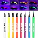 BOBISUKA 8 Colors UV Neon Liquid Eyeliner