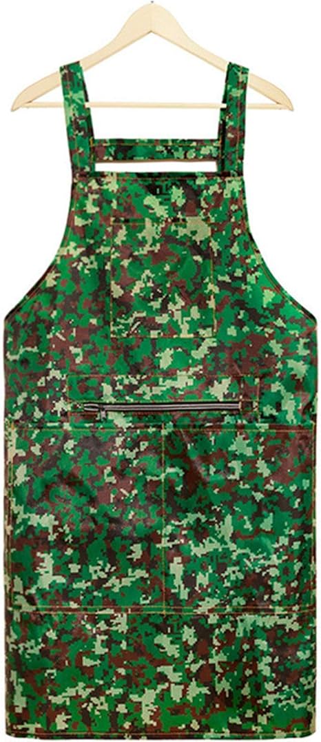Amazon Co Jp 男性と女性のための頑丈な大工のエプロン 防水ワックスキャンバスワークマンエプロン ポケットスロットが付いているオイル抵抗のあるツールのエンジン ホーム キッチン