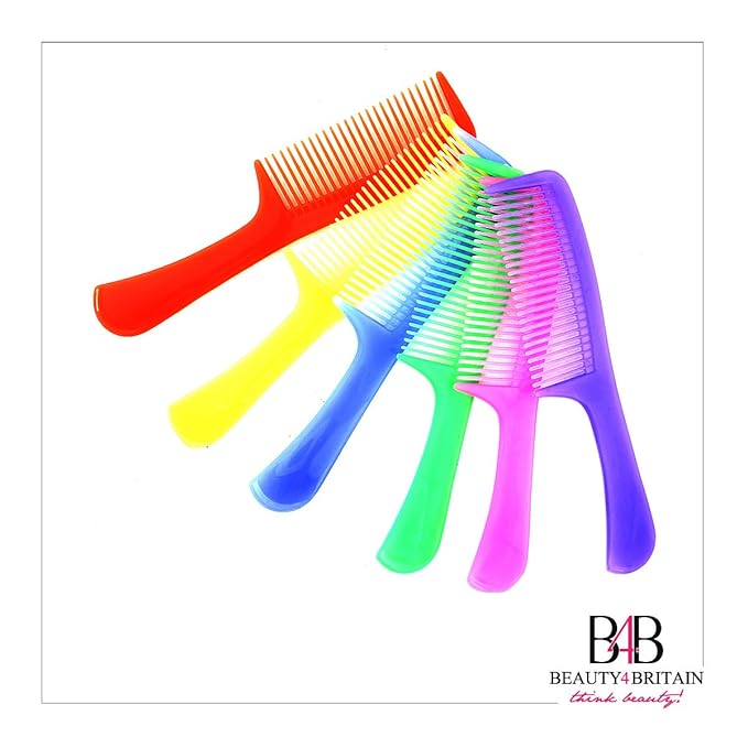 72 x HAIR COMBS WHOLESALE 6 DIFFERENT COLOURS 20 x 4 cm Amazon.co.uk