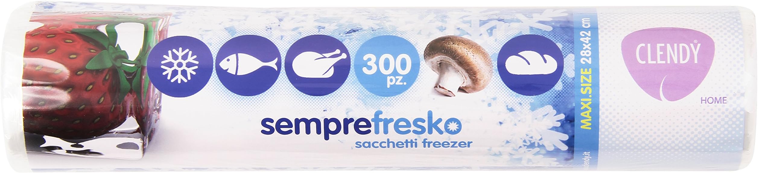 clendy – semprefresco, Maxi 28 x 42 cm Freezer Bags – 300 Pieces