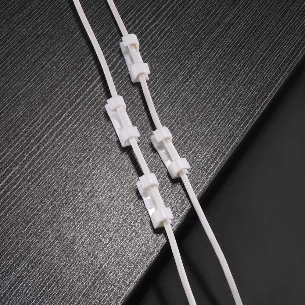 20Pcs Organizador de cable Escritorio Organizador ordenado Cable de