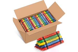 Ellinjan 50 Sets Crayons of 4 Colors, 200 Count Crayons Bulk Individual Packs, Mini Crayon for Kids, Small Crayon Packs for Restaurants, Birthdays, Travel, School Supplies, Party Favors