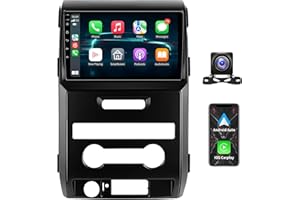 OMYOPY 5GWiFi Upgrade 4GB+32GB Android13 Car Radio Stereo for Ford F150 F-150 2009 2010 2011 2012 Wireless CarPlay & Andriod Auto 9.2 Inch Touch Screen Android Car Radio with GPS Navigation Bluetooth WiFi