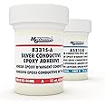 MG Chemicals 8331S Silver Epoxy Adhesive - High Conductivity, 4 hr. Working time, 123 g, 2-Part Epoxy Kit (8331S-50ML)