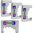UMLIFE 4PACK BT-886 Battery Tester Checker BatteryTester for Battery C D 9V AA AAA 1.5V -Sliver