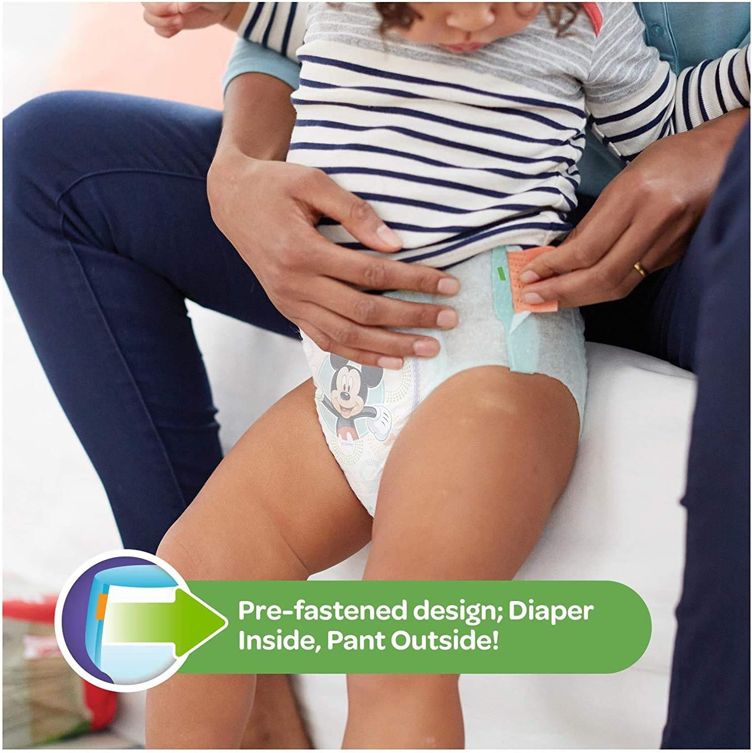 Huggies Little Movers Slip On Diaper Pants, Size 6, 100 Count, One Month Supply: Health & Personal Care