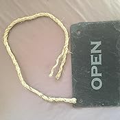 Double sided 'Open/Closed' Slate Hanging Sign: Amazon.co.uk: Kitchen & Home