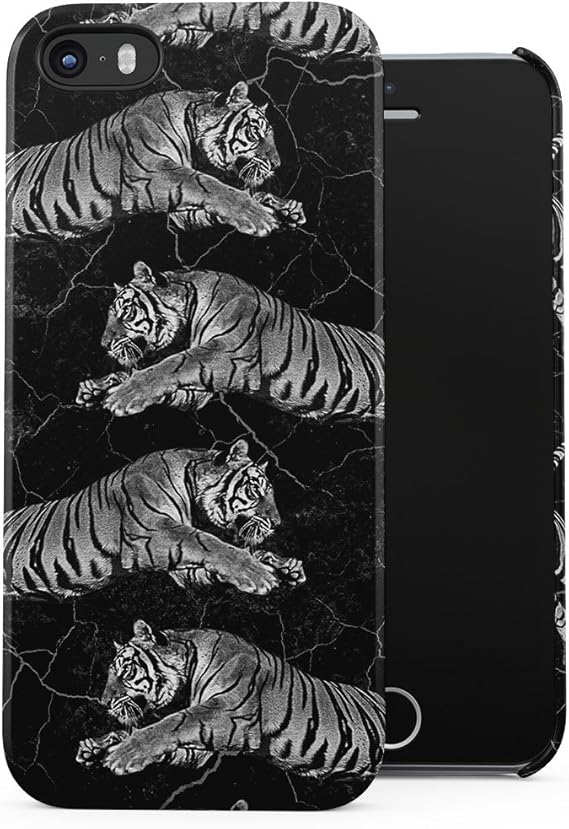 Amazon Com Jungle Cat Tiger Attack Pattern Cracked Black Marble