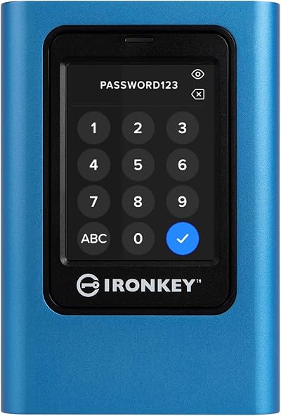 Kingston IronKey Vault Privacy 80 960GB Encrypted SSD FIPS 197 Touchscreen