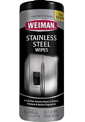 Lingettes nettoyantes en acier inoxydable Weiman
