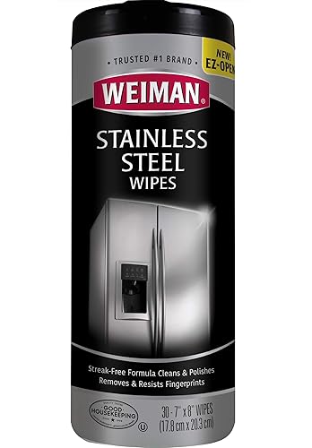 Toallitas de limpieza de acero inoxidable Weiman