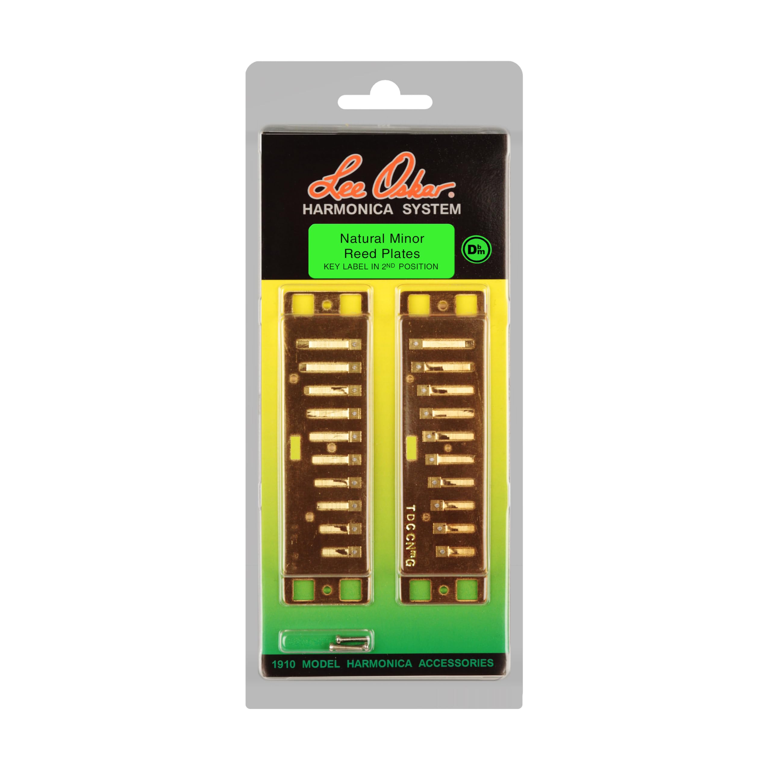 Lee Oskar 797154 Harmonic Minor Replacement Tuning Plates/Reed Plates, Db