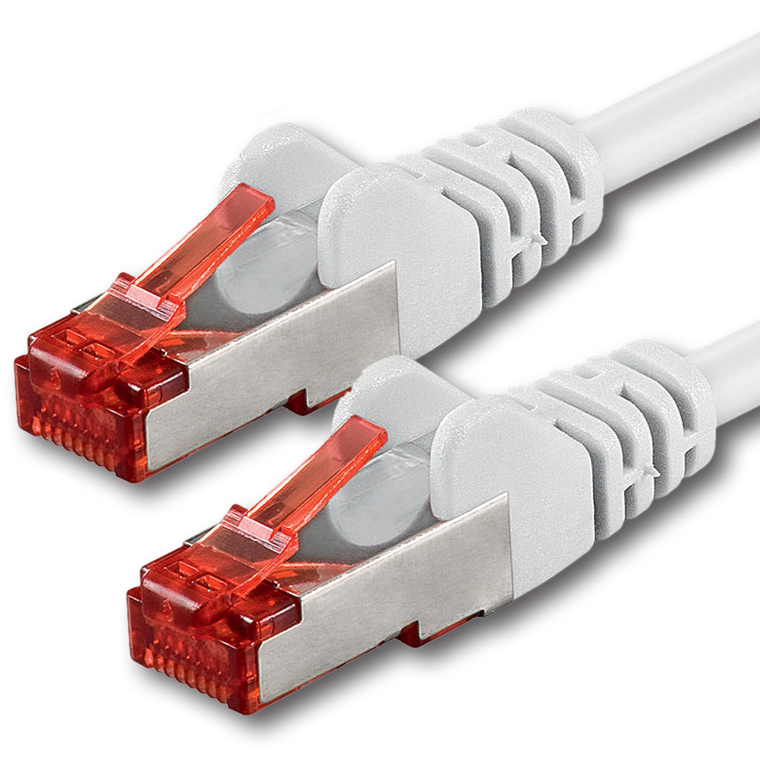 1aTTack.de 1x 7.5m - Cat 6 network cable patch cable Cat6 RJ45 SFTP - white