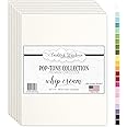 Cardstock Warehouse Pop-Tone Whip Cream Card Stock Paper - 25 Sheets, 8.5 x 11" - 100 lb / 270 GSM Premium Cream Card Stock for Die-cutting, Crafts, Printing, Card Making and DIY Projects