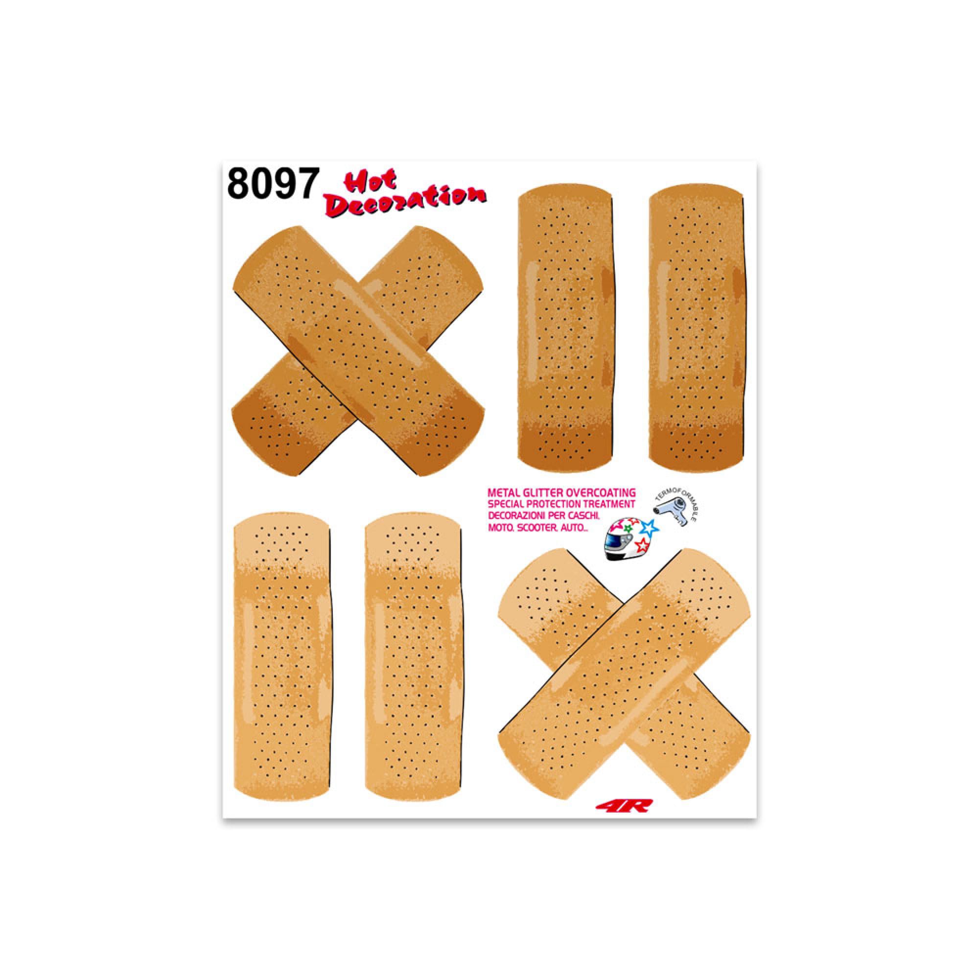 4R Quattroerre.it Sticker First Aid Plasters, 14 x 16 cm