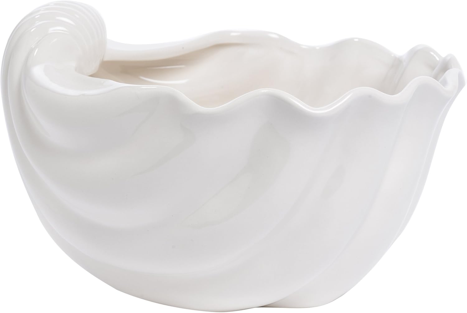 Caffco International Ceramic Clam Shell Bowl, Large Amazon.co.uk