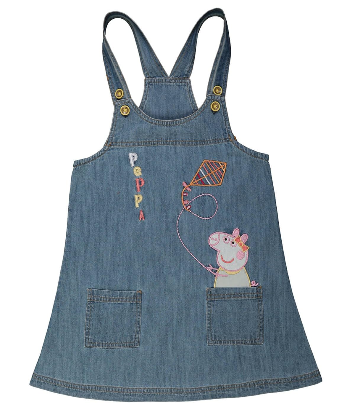 peppa pig denim dress