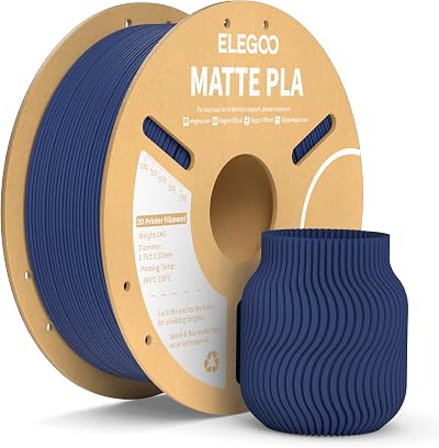 ELEGOO Matte PLA Filament Navy Blue 1KG 1.75mm 3D Printer Filament