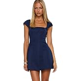Princess Polly Women's Mariza Mini Dress Navy