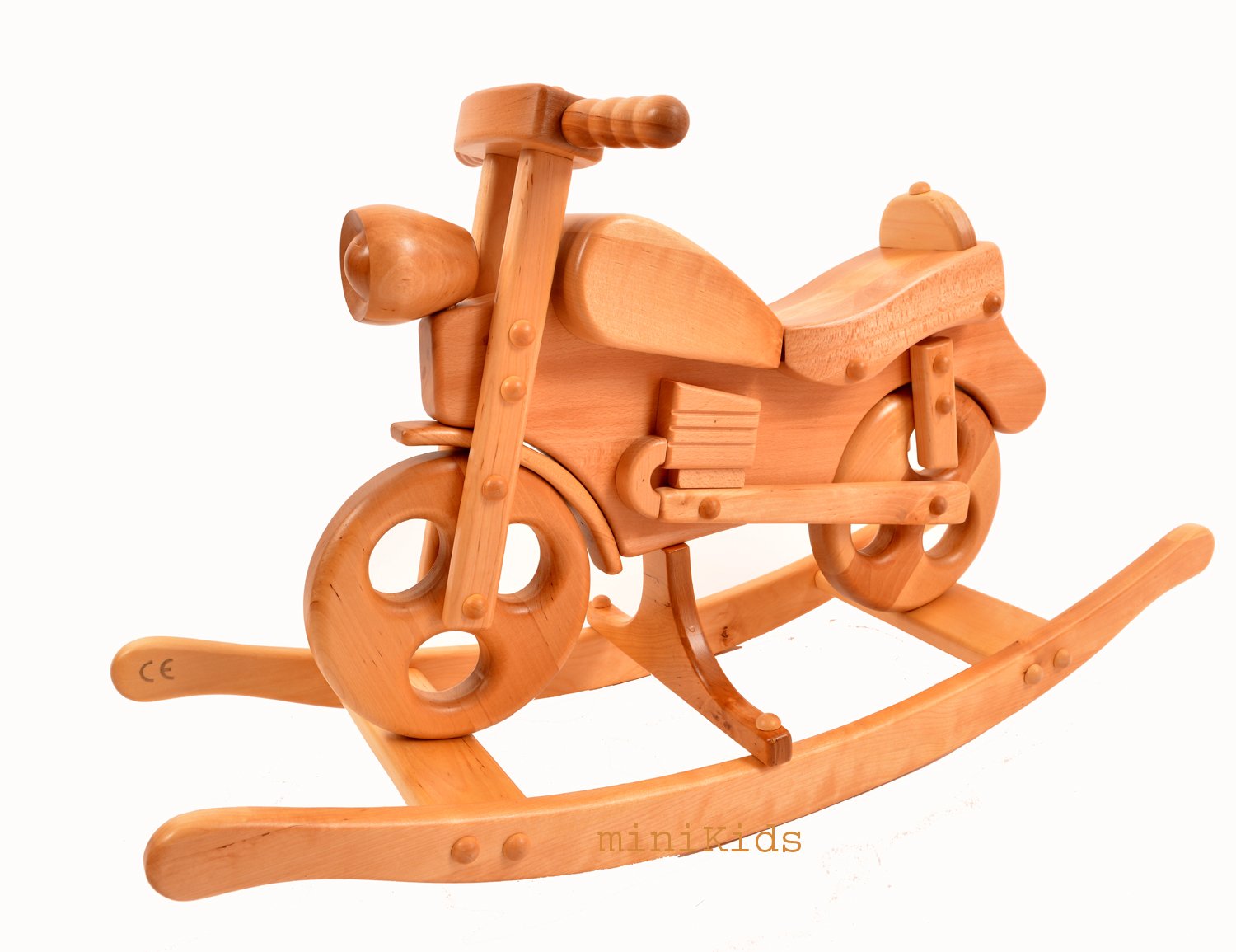 moto a bascule bois jouet