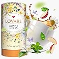 LOVARE Alpine Herbs Loose Leaf Tea 80 g - Made in Ukraine – Lemongrass, Chamomile Flowers, Rose Hips, Orange Peel and Blossom, Blackberry Leaves, and More with 15 Paper Filters