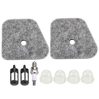 Tune-Up Kit For Stihl FS90 FS100 FS110 FS130 Trimmer – Air Filter, Fuel Filter, Spark Plug, Primer Bulb