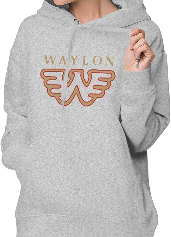 Amazon Co Jp Waylon Jennings スウェットパーカー レディース コート 長袖 アメカジ カジュアル シンプル 防風 春秋冬 トップス S 2xl プリント フード付き 通勤 スリーブ 服 ファッション小物