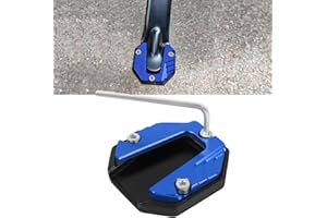 Universal Motorcycle Kickstand Foot Side Stand Extension Pad Replacement for Most Honda Yamaha Kawasaki Suzuki Harley Models 