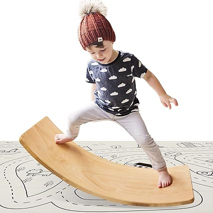 kids wooden balance board