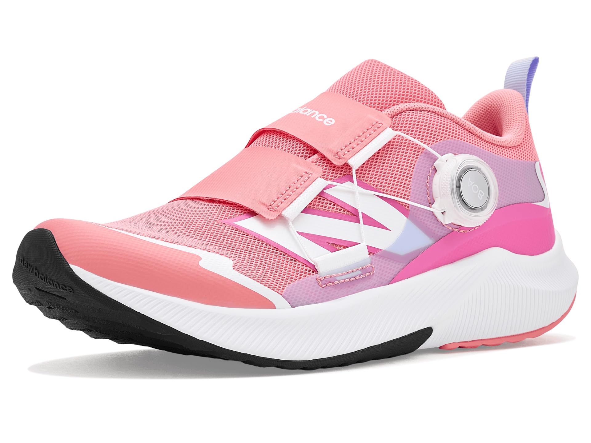 New Balance Kid's DynaSoft Reveal V4 BOA Running Shoe, Double Bubble/Daybreak, 5.5 W Big Kid Image